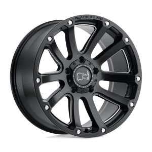 Black Rhino – HIGHLAND – Black – 17″x9.5″ -12mm – Summer Wheels – 1795HLD-26140M12